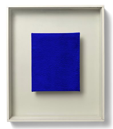 Yves Klein (Nizza 1928 - Parigi 1962)"Mediterranean Blue" 1960 circapigmento...
