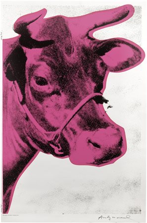 Andy Warhol, Pittsburgh 1928 - New York 1987, Cow, 1976, Serigrafia su carta,...