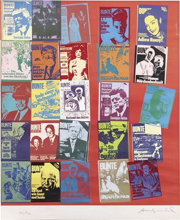 Andy Warhol, Pittsburgh 1928 - New York 1987, Magazine and History, 1983,...