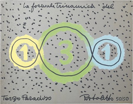 Michelangelo Pistoletto, Biella 1933, La formula trinamica del terzo...