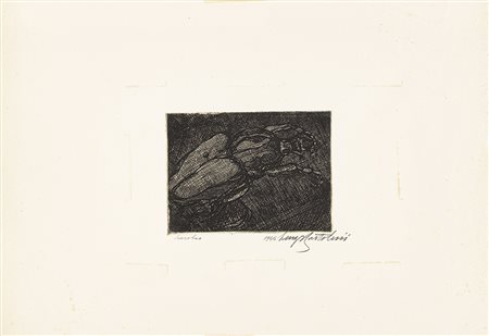 Luigi Bartolini, Cupramontana (An) 1892 - Roma 1963, Scarabeo, 1944,...