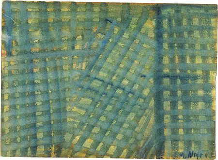 Mario Nigro, Pistoia 1917 - Milano 1992, Senza titolo, 1987, Tempera su...