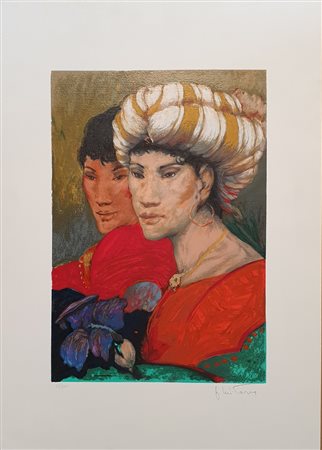 CIVITARESE GOFFREDO (1936 - 2016) Silenzi mediterranei Serigrafia 50x70 cm...