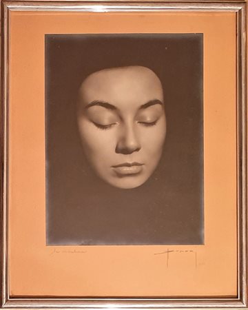 BONORI AURELIO (1908 - 1997) La Maschera, 1953 Fotografia 51x40 cm Firma in...