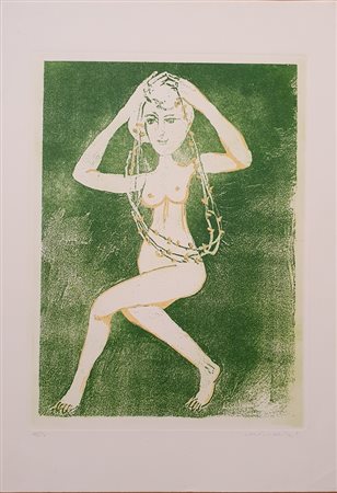 BRINDISI REMO (1918 - 1996) Senza titolo Acquatinta 49x35 cm Esemplare 43/50...