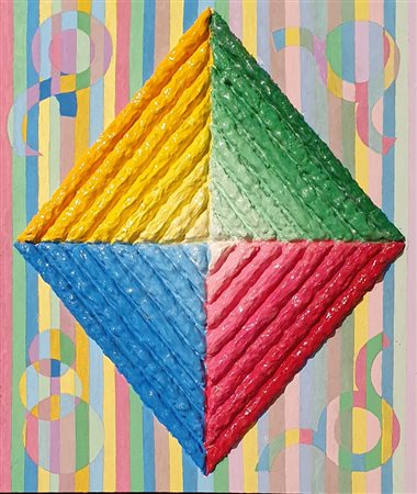 FASANO FRANCESCO (1966) Stagioni, 1988 Scultura volume su tavola 33x28 cm...