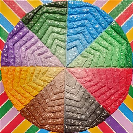 FASANO FRANCESCO (1966) Origine ed espansione, 2008 Tecnica mista su tela...