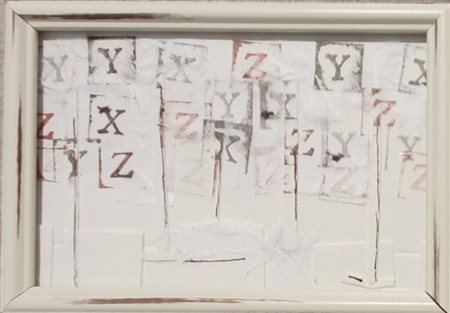 MANICARDI SIMONETTA (1960) Ukusiza, Incognito, 2019 Tecnica mista su carta...