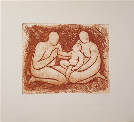 DEA GIANCARLO Senza titolo, 1968 Acquaforte 34x51 cm Firma e anno in basso a...