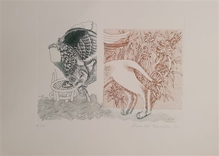 CAMMARATA CONTI LILIANA Senza titolo, 1983 Acquatinta 35x49 cm Firma e anno...