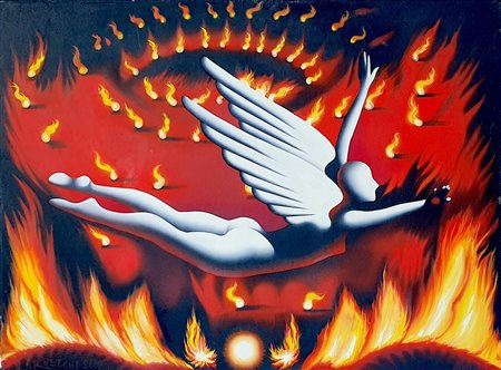 KOSTABI MARK (1960) The Sing of Johnny and June, 2005 Olio su tela 60x80 cm...