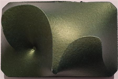 AMADIO GIUSEPPE (1944) Breo - 11 Acrilici su tela estroflessa 9x15 cm Firma,...