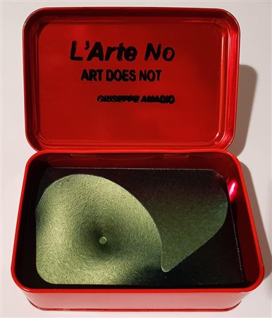 AMADIO GIUSEPPE (1944) Broi - 11 Acrilici su tela estroflessa entro scatola...