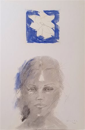 GIACOMAZZI FRANCESCO (1956) Senza titolo, 2007 Tecnica mista su cartoncino...