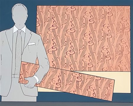 MAMBOR RENATO (1936 - 2014) Sipario staccato, 2011 Acrilico su tela 100x80 cm...