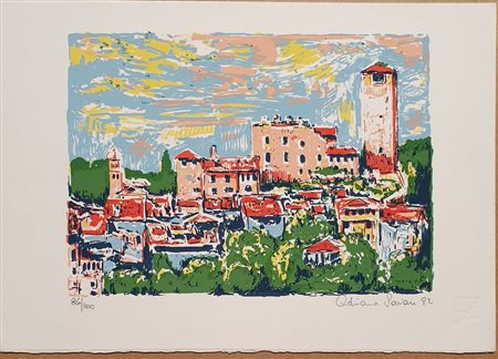 PAVAN ADRIANO (1935) Senza titolo, 1992 Litografia su carta 25x17 cm Tiratura...