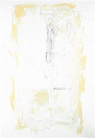 BORGHI ALFONSO (1944) Beatitudine il gioco del bambino, 2003 Tecnica mista su...