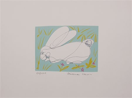 CASON CRISTINA Senza titolo Litografia 30x20 tiratura 66\100 in basso a...