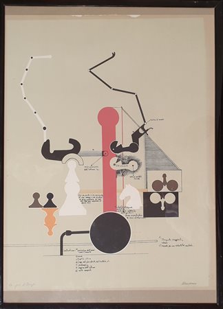 PERSICO MARIO (1930) Senza titolo Litografia su carta 50x70 cm Firma in basso...