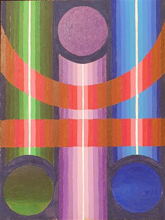 FASANO FRANCESCO (1966) Senza titolo, 1995 Acrilici su faesite 24x18 cm Firma...