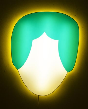 Marco Lodola VOLTO perspex e neon, cm 94x75 sul retro: firmato e datato...