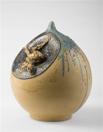 Agenore Fabbri (Pistoia 1911 - Savona 1998)"Senza titolo" 1992terracotta...