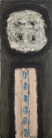 Chin Hsiao (Shanghai 1935)"PITTURA - BM" 1959olio su telacm 119x45Firmato e...