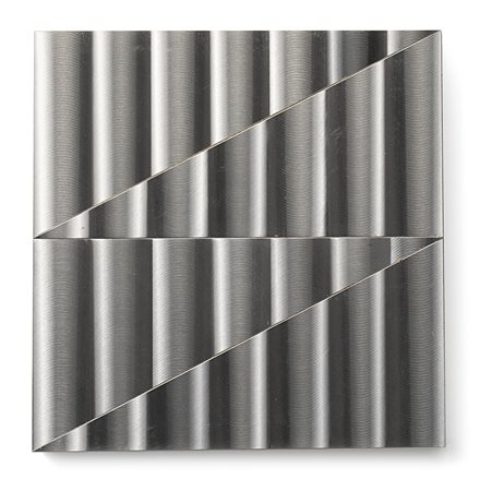 Getulio Alviani (Udine 1939 - Milano 2018)"Superficie a testura vibratile"...