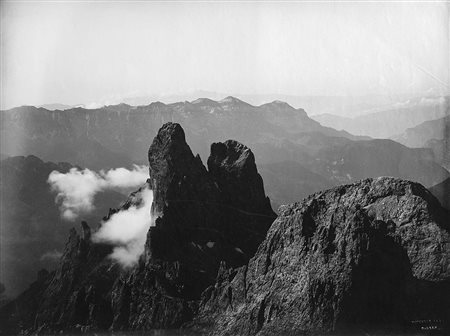Vittorio Sella (1859 - 1943)Sass Maor Pale di San Martino 1890 ca.Stampa...