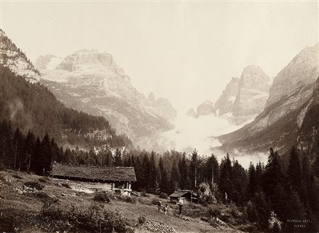 Vittorio Sella (1859 - 1943)Gruppo del Brenta 1890 ca.Stampa fotografica...