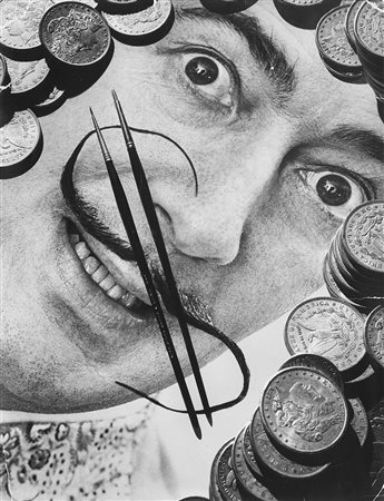 Philippe Halsman (1906 - 1979)Salvador Dalì 1950 ca.Stampa fotografica...