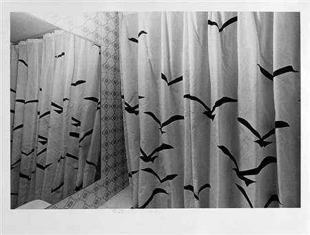 Tadayuki Naito Bathroom 1970 ca.Stampa fotografica vintage alla gelatina sali...