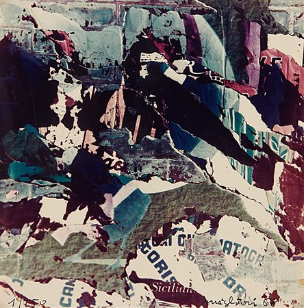 Nino Migliori (1926)Manifesti strappati 1958Stampa fotografica vintage a...