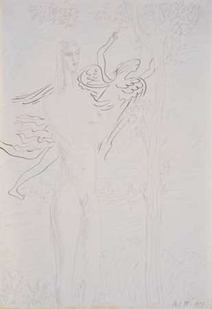 FAUSTO MELOTTI Rovereto 1901 - Milano 1986 DISEGNO, 1933 matita, matita...