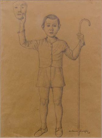 ANTONIO DONGHI Roma 1897 – 1963STUDIO PER “CARNEVALE”, 1947 matita su carta,...