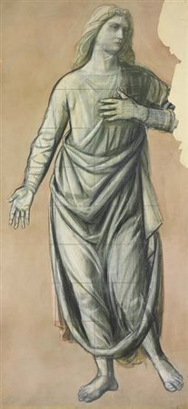 ACHILLE FUNI Ferrara 1890 - Appiano Gentile 1972 ANGELO MUSICANTE, 1963 CIRCA...