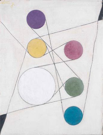 GIANNI DOVA Roma 1925 – Pisa 1991 SENZA TITOLO, 1949/1950 olio e tempera su...