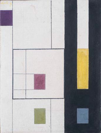 GIANNI DOVA Roma 1925 – Pisa 1991 SENZA TITOLO, 1949/1950 olio e tempera su...