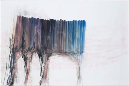 FAUSTO MELOTTI Rovereto 1901 - Milano 1986 SENZA TITOLO, 1966 CIRCA tempera e...