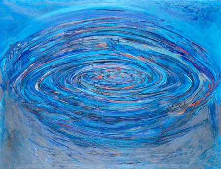 GIUSEPPE BASILE Capo d’Orlando 1952 VORTICE, 1980 olio su tela, cm 70x90....