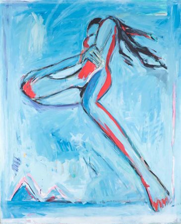 HELMUT MIDDENDORF Dinklage 1953 BEATE II, 1981/82 olio su tela, cm 220x180....