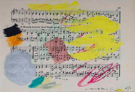 GIUSEPPE CHIARI Firenze 1926 – 2007 SENZA TITOLO, 1987 tecnica mista su...