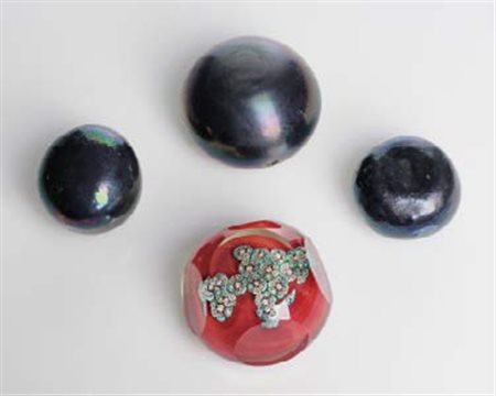 BAROVIER & TOSOMANIFATTURA MURANESE Lotto composto da n. 4 fermacartein...