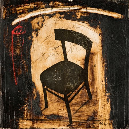 MIRKO BARICCHI (1970)Senza TitoloTecnica mista e collage su telacm...