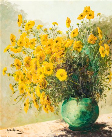 GUIDO ODIERNA (1913-1991)Senza Titolo, 1976Olio su telacm 60x50Firma e...