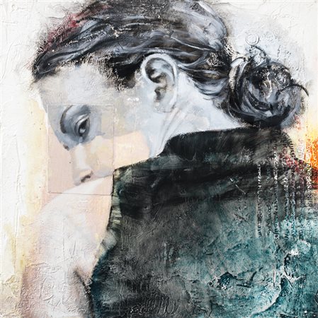 PIER TOFFOLETTI (1957)ReportageTecnica mista su tavolacm 60x60x3Firma e...