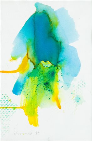 PAOLO SCHIAVOCAMPO (1924)Senza Titolo, 1999Pastelli e acquerello su cartacm...