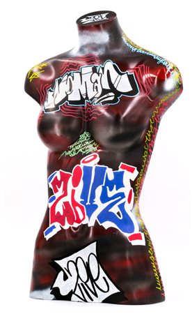 UMBERTO ZIVE (2001)Custom body, 2019Tecnica mista su manichinocm...