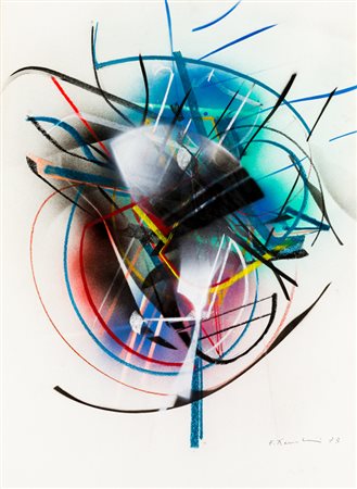 EDOARDO FRANCESCHINI (1928-2006)Senza Titolo, 1973Tecnica mista su cartacm...