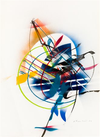 EDOARDO FRANCESCHINI (1928-2006)Senza Titolo, 1973Tecnica mista su cartacm...